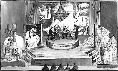 Szenenbild, Entwurf Bruno Bieri